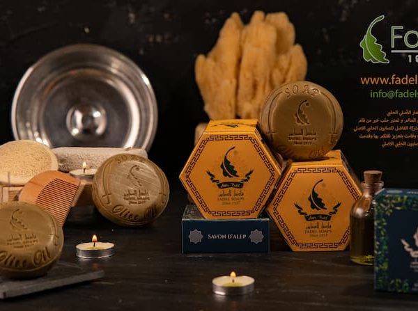 オリーブオイル入りの独特な香りの石鹸